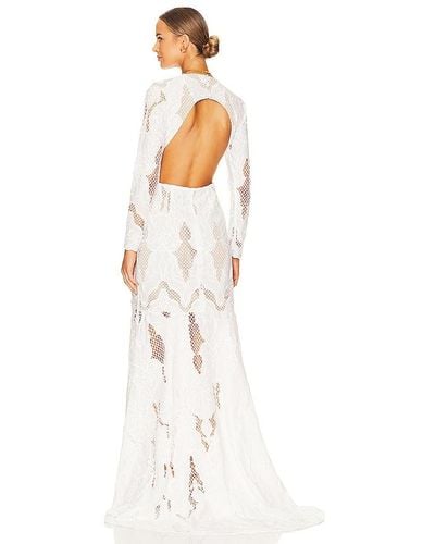 Elliatt Registry Gown - White