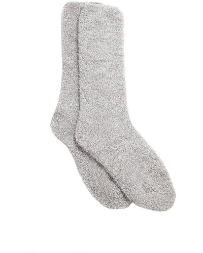 Barefoot Dreams Cozychic Socks - グレー