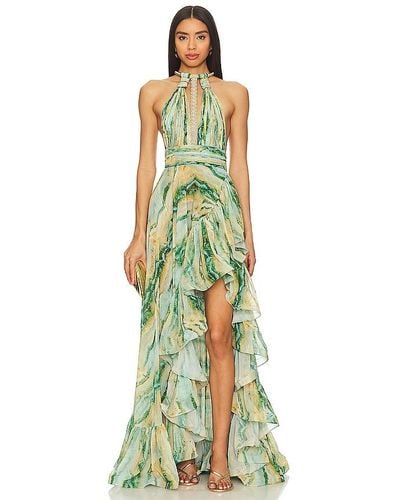 Bronx and Banco Palma Gown - Green