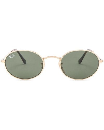 Ray-Ban Oval Flat - グリーン