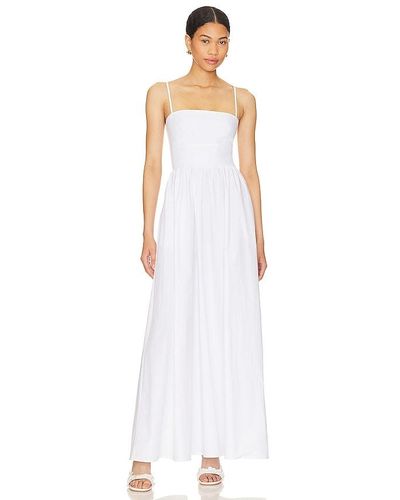 Susana Monaco Poplin Open Back Dress - White