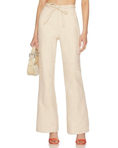 Lovers + Friends Ollie Cargo Trouser - Natural