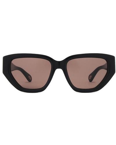 Chloé Marcie Cat Eye Sunglasses - Black