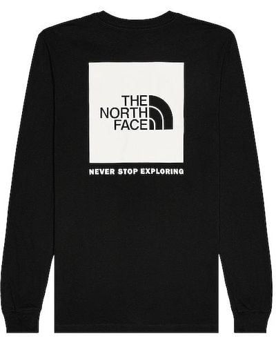 The North Face Long Sleeve Box Nse Tee - Black