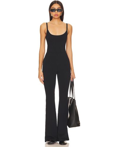 GOOD AMERICAN Compression Terry Scoop Jumpsuit - ブルー