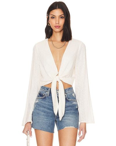 BCBGeneration Woven Top - Bleu