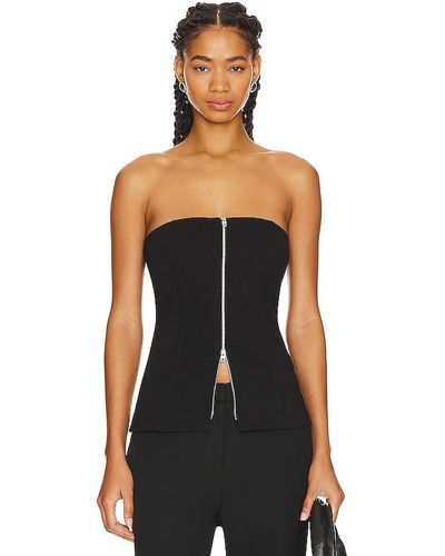 Rag & Bone Irina zip top - Negro