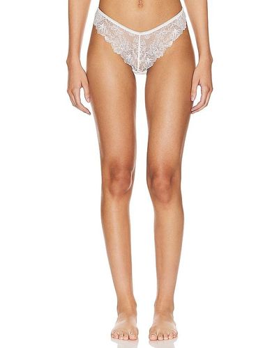 Free People Suddenly Fine Thong - White