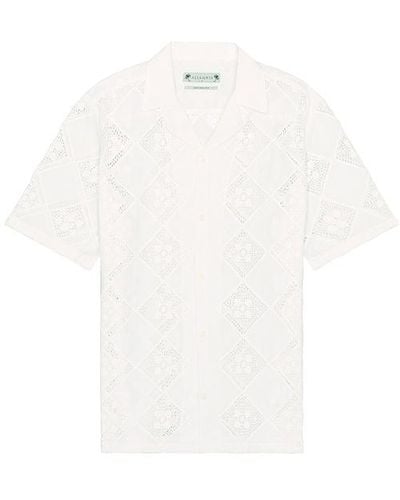 AllSaints Vista Short Sleeve Shirt - White