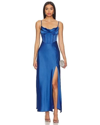 Astr Cannes Dress - Blue