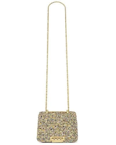 Zac Zac Posen Soft Earthette Mini Chain Shoulder Bag - Natural