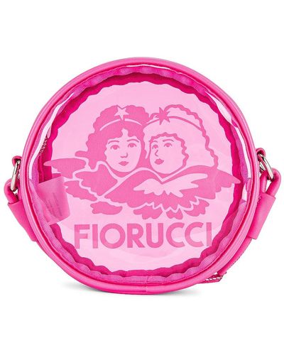 Fiorucci Clear Angels Barrel Bag - Pink