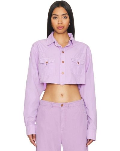 3x1 BLOUSON STEFY CROP - Violet