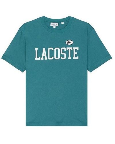 Lacoste Large Classic Fit Tee - Blue