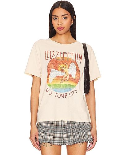 Daydreamer Led Zeppelin Tour 1975 Boyfriend Tee - Multicolour