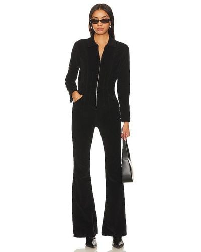 Free People X we the free jayde cord flare jumpsuit - Negro