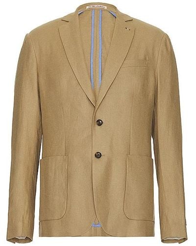Scotch & Soda Unconstructed Single Breasted Blazer - Natural