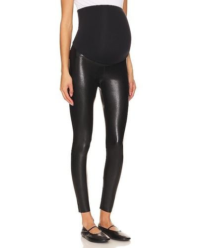 Commando UMSTANDSLEGGINGS AUS LEDERIMITAT LEGGINGS - Schwarz