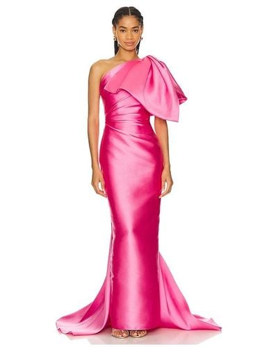 Solace London Priya Maxi Dress - Pink