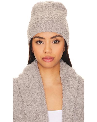 Barefoot Dreams Cozychic Boucle Beanie ビーニー - グレー