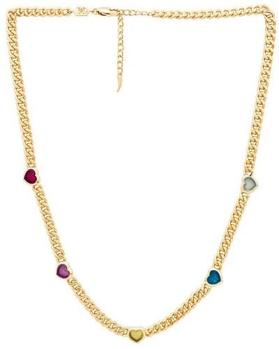 Missoma Jelly heart gemstone necklace - Metálico