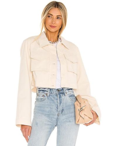 Lovers + Friends Angeles Cropped Jacket - White