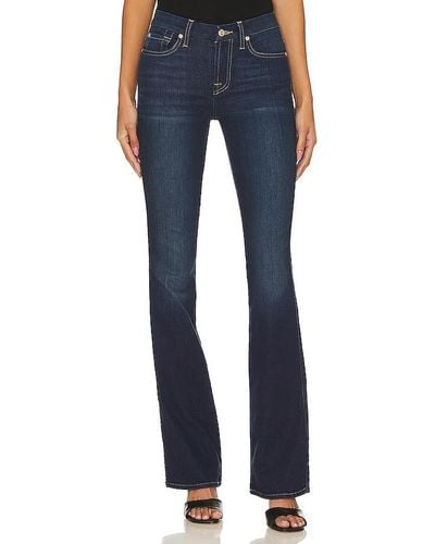 7 For All Mankind JEAN BOOTCUT TAILLE HAUTE KIMMIE - Bleu