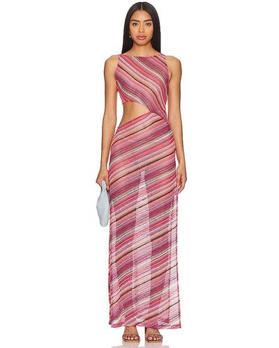 Lovers + Friends Plum Gown - Red