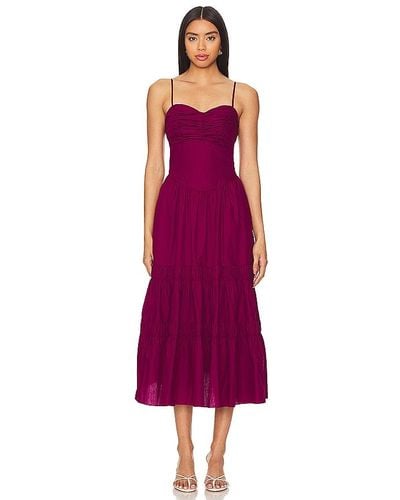 MISA Los Angles Rula Dress - Purple