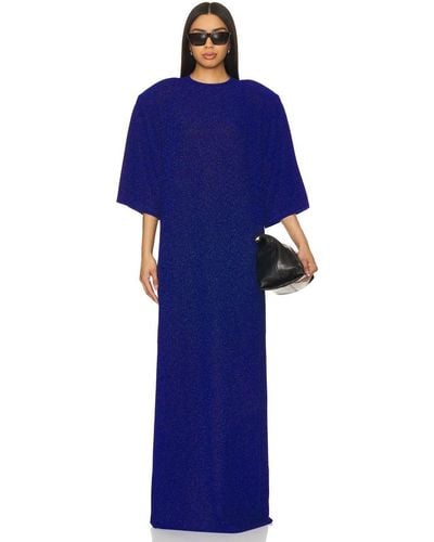 Fiorucci Padded Tee Dress - Blue