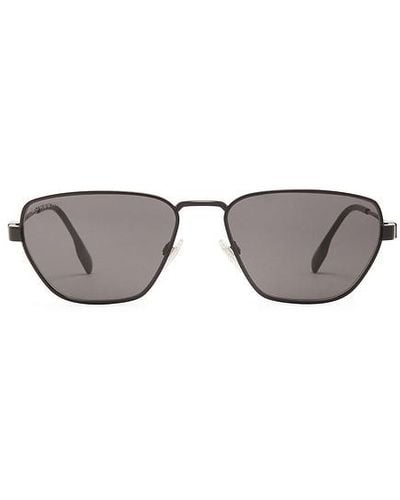 Burberry Oval Sunglasses - Black