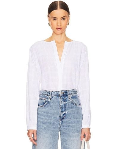 Sanctuary Long Lasting Textured Blouse - White