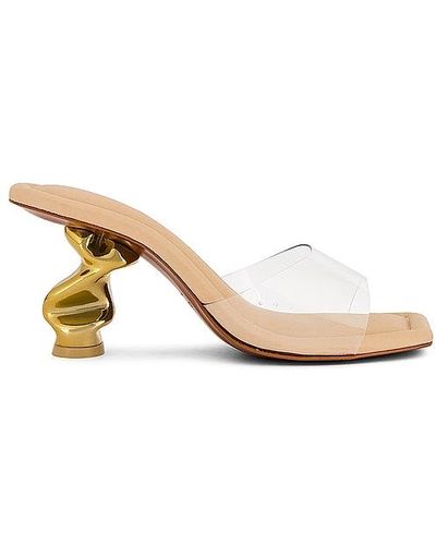 Cult Gaia Scrunch Sandal - Natural