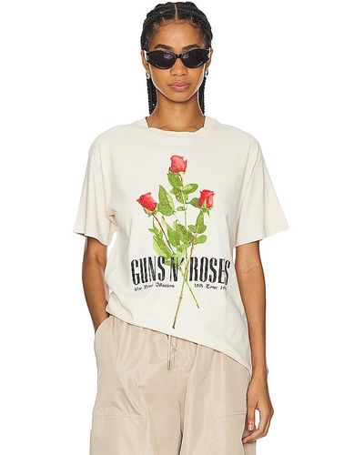 Daydreamer T-SHIRT GUNS N ROSES USE YOUR ILLUSION ROSES - Multicolore