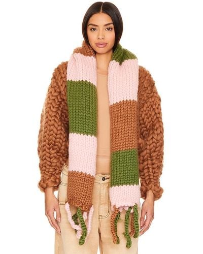 Hope Macaulay Adora Chunky Knit Scarf - Pink