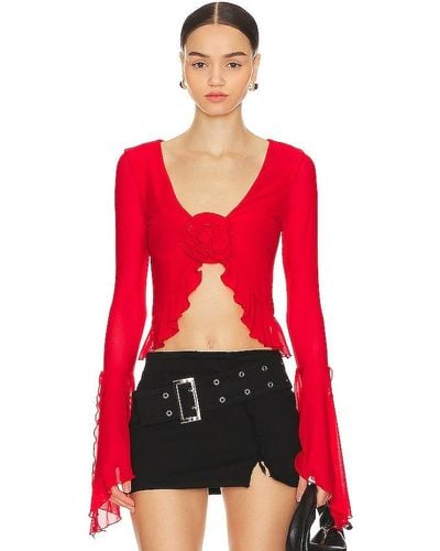 MAJORELLE Val Top - Red