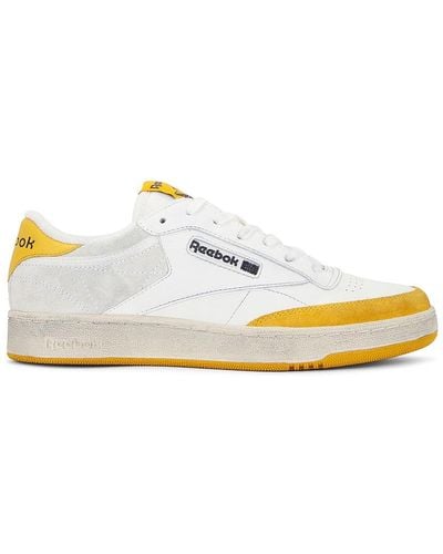 Reebok X NGG Club C Sneaker In White & Orange - ホワイト