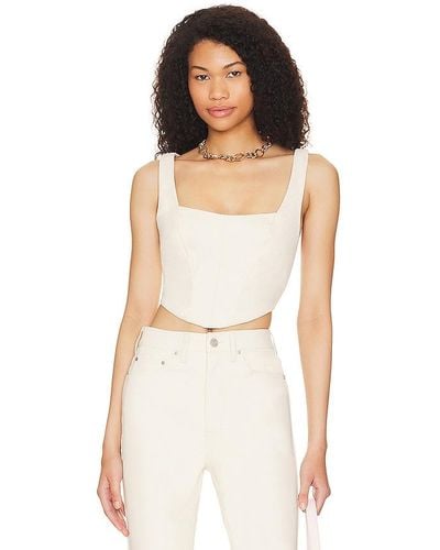 AFRM Remmie Bustier Top - White