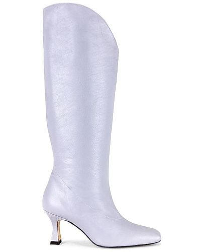 Alohas Billy Leather Boot - White