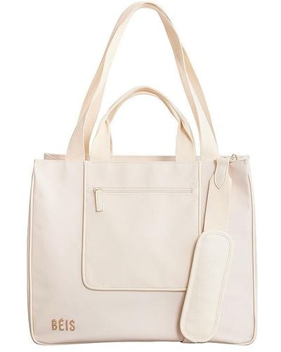 BEIS The East / West Tote - Natural
