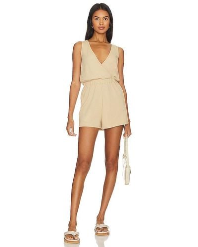 Lovers + Friends Langley Romper - Natural