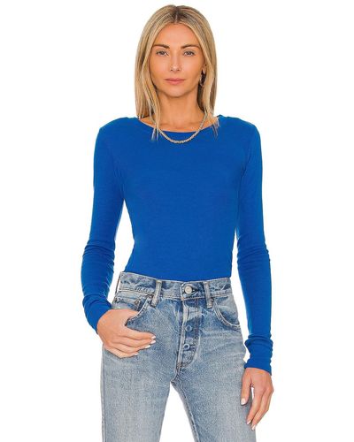 Lamade Perfect Basic ロングスリーブtシャツ - ブルー