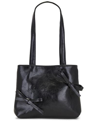 8 Other Reasons Double Bow Bag - Black