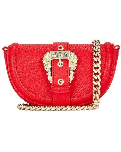 Versace Buckle Bag - Red