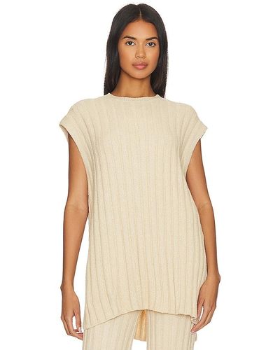 House of Harlow 1960 X Revolve Ilaria Boucle Tunic - Natural