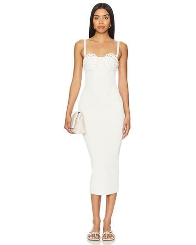 Nbd Ryla Midi Dress - White