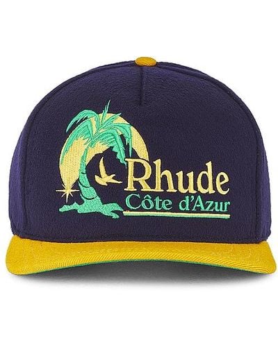 Rhude Azur Coast Hat - Blue
