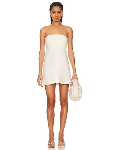 Shona Joy Lani Strapless Mini Dress - White