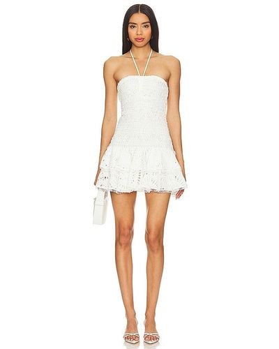 Charo Ruiz Megan Mini Dress - White