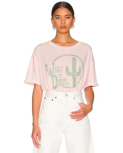 The Laundry Room SHIRT WHISKEY WISHES OVERSIZED CROP - Mehrfarbig